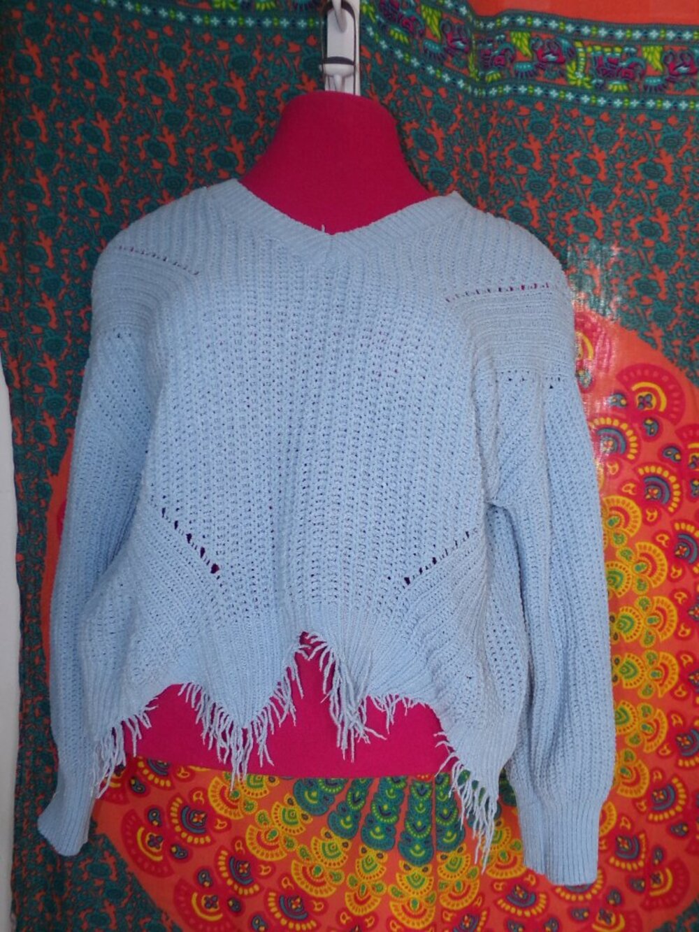 NOBO Cropped Sweater - Blue Sz L (11-13)